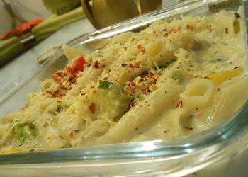 Fast Cooking Methods Creamy Pasta in White Sauce Delicious Steady