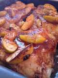 Pechito de cerdo a la barbacoa con manzanas 🍏🍏🍏