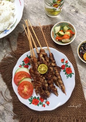 Foto resep Sate jamur