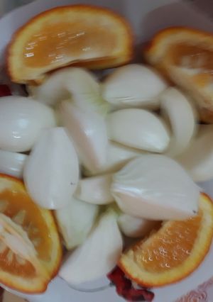 صورة لوصفة البصل الأخضر للأكل على طريقتي