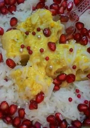A picture of Kesar kulfi with falooda.