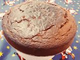 Queque de chocolate con nueces