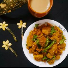 A picture of Pumpkin Muthiya.