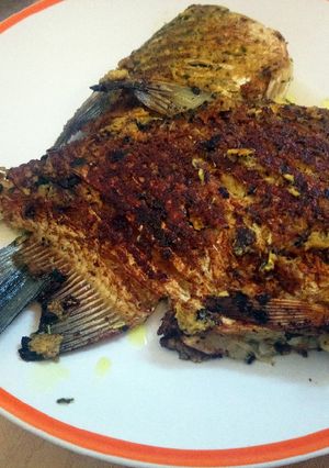 Pikáns sült keszeg recept fotója
