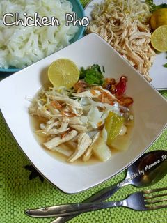 Foto resep Chicken Pho (dengan kwetiau)