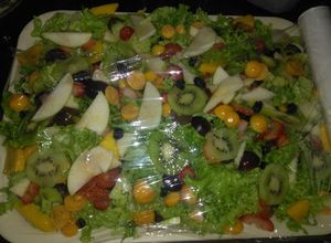 Una foto de Ensalada tropical