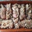 Manitas de cerdo gratinadas