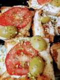 Pizzetas con pan duro