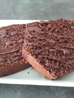 Una foto de Bizcocho integral de chocolate sin azúcar
