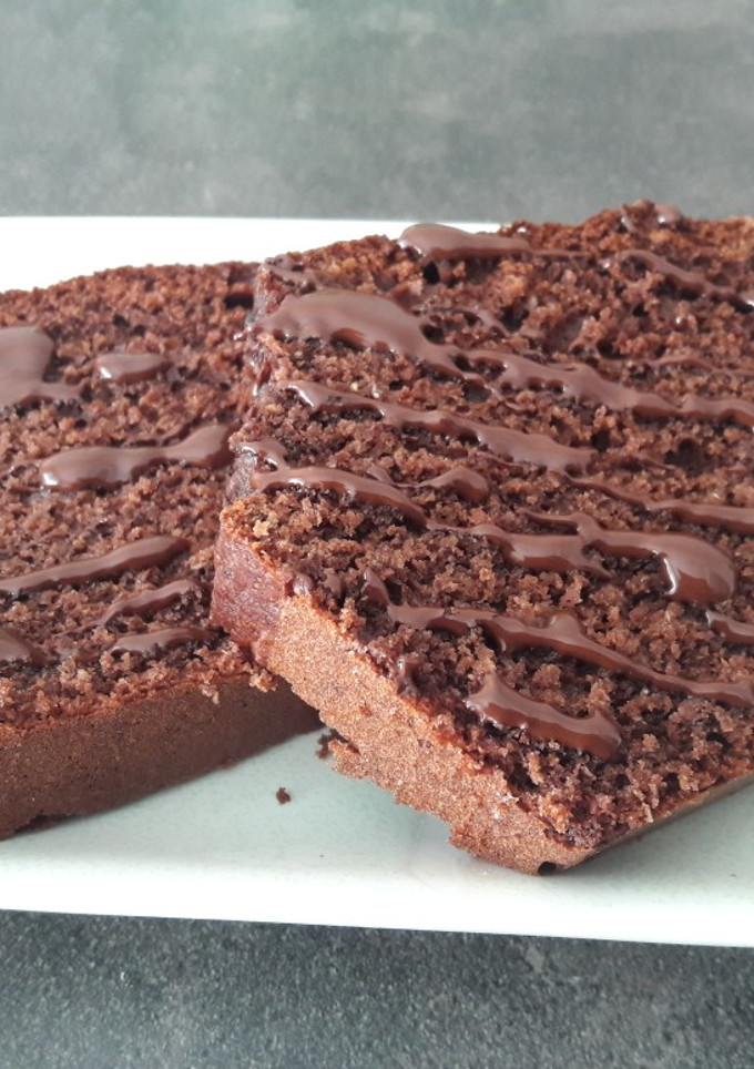 Una foto de Bizcocho integral de chocolate sin azúcar