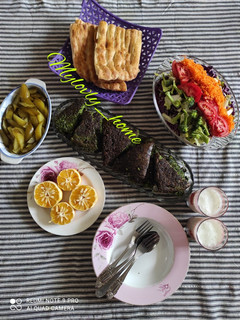 عکسی از دستور کوکو سبزی