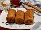Zöldségkrémes rántott palacsinta (vegán)