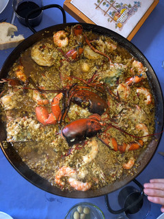 Una foto de Arroz con bogavante