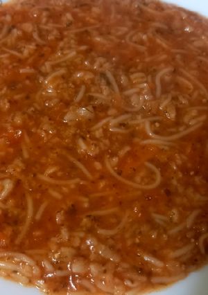 عکسی از دستور سوپ ورمیشل بدون گوشت😋