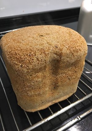 A picture of Spelt bread with mixed seeds.