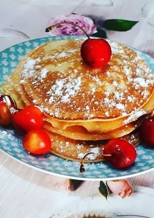 Une photo de Pancake à deux ingrédients