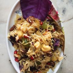 A picture of Kashmiri pulao.