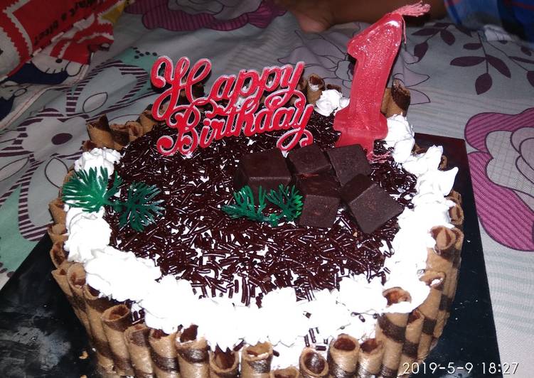 Birthday Cake simple Buat Kesayangan