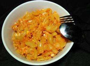 Foto resep Makaroni telor (jajanan abang2 simple 😋)