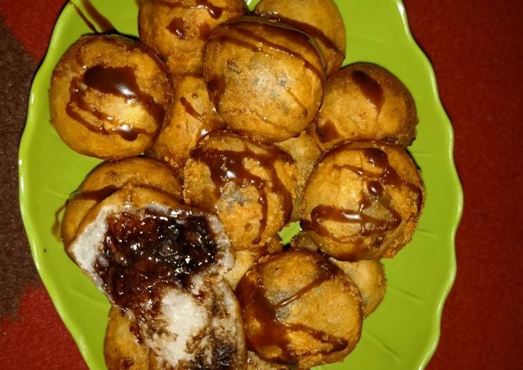 Bola Ubi Putih Coklat