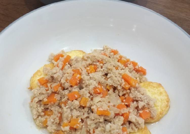 Tumis ayam wortel with tofu (Mpasi Anak 1+)