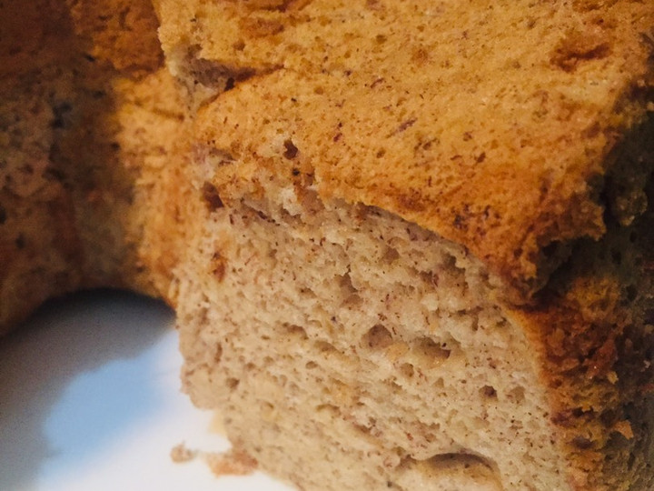 Bagaimana Menyiapkan Chiffon pisang putih telur (gluten free), Lezat