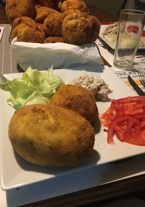 Una foto de Papas rellenas
