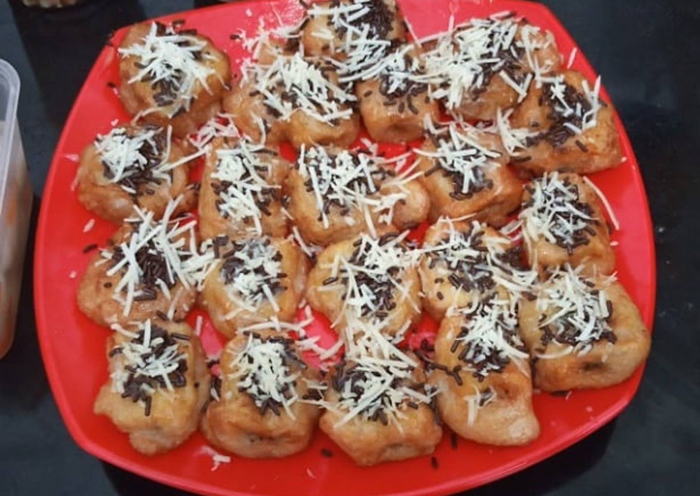 Pisang Goreng Coklat keju simple...enak..