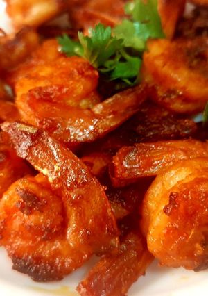 A picture of Spicy prawns.