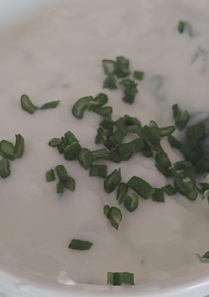 Una foto de Salsa de Yogurt y queso Philadelphia