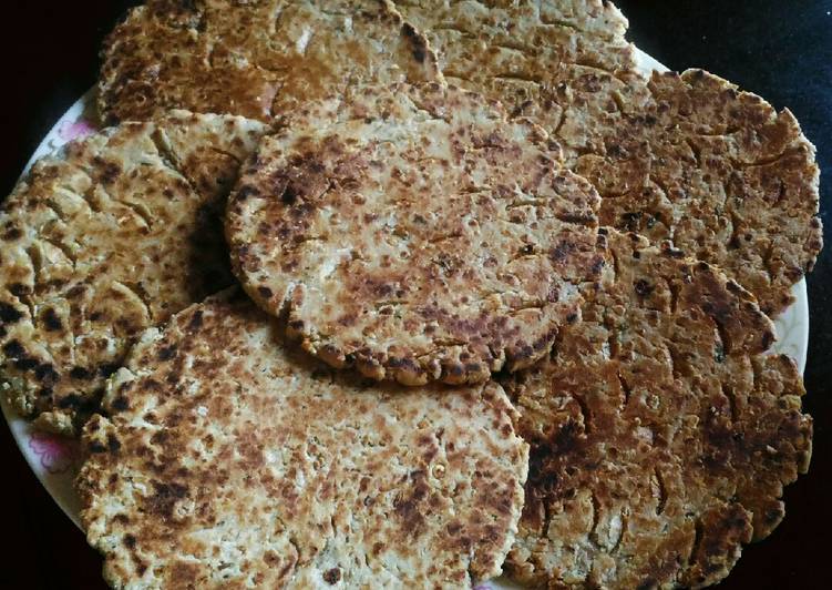 Recipe: Perfect Oats Green Garlic Bhakhri