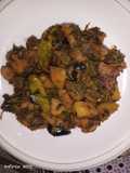 Methi aloo bengan sabzi