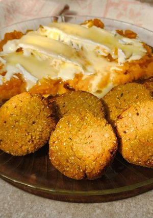 Una foto de 🍁Bocaditos de garbanzos y zanahoria 🍁