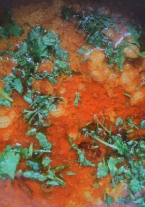 A picture of Chicken rasuli korma.