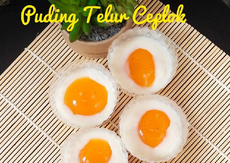 Resep Puding Telur Ceplok, Enak