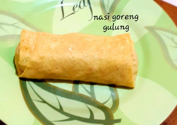 Bagaimana meracik Nasi Goreng Gulung, Lezat Sekali