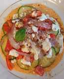 Chilly tortilla wraps with tuna