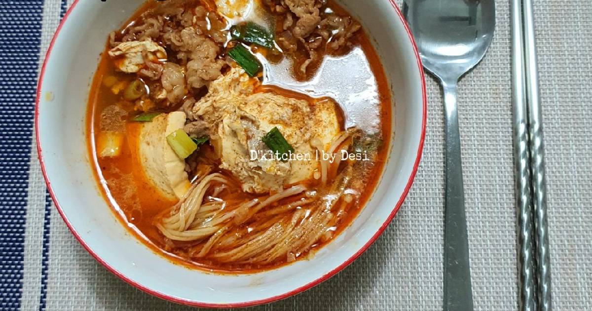 Resep Sundubu jjigae oleh Desi Arianti Cookpad