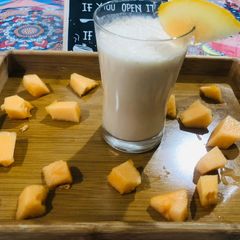 A picture of Sweet melon jaggery milky elaichi.