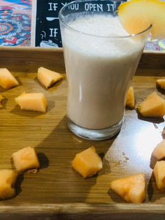 A picture of Sweet melon jaggery milky elaichi.