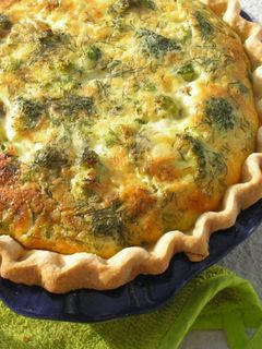 Una foto de Tarta de brócoli y queso