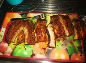 Una foto de Costilla de cerdo al horno