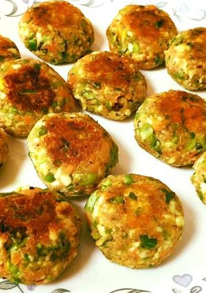 A picture of Veggie Corn Cutlet.