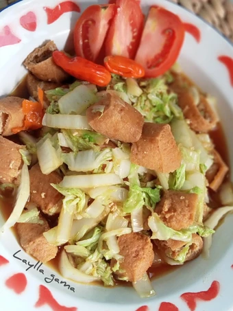 Cara Gampang Membikin Resep Tumis pedas sawi putih dan tahu Sumedang yang Enak Banget Anti Ribet, Sempurna