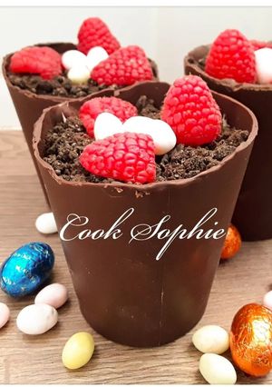 Une photo de Petits pots comestibles pour Pâques