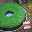 Puding lumut lapis coklat