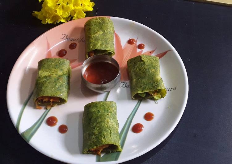 5 Things You Did Not Know Could Make on Coriander chilla roll up