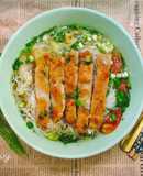 Bún chả cá chiên