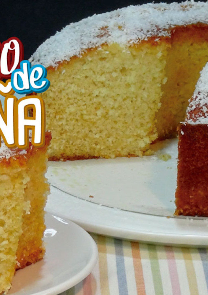 Una foto de Bizcocho de coco y piña (Ananás)