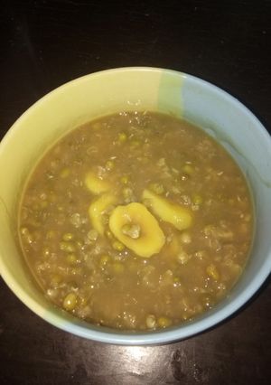 Foto resep Bubur kacang ijo + pisang